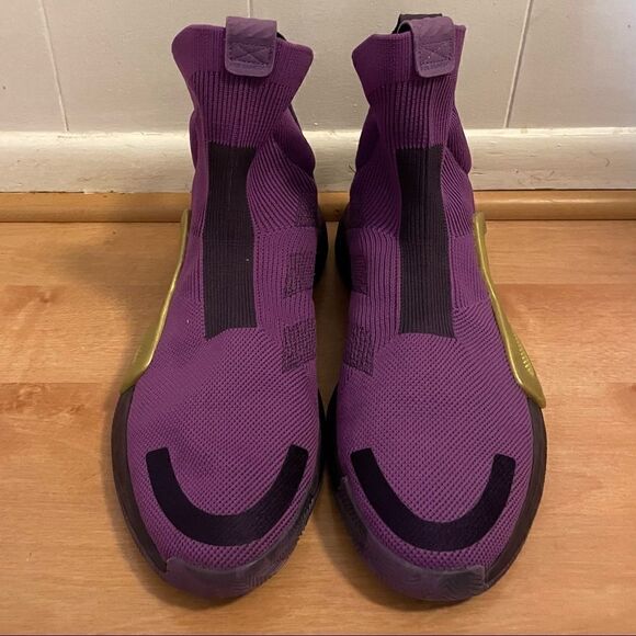Adidas Next Level N3xt L3v3l Purple Gold High Top Sneakers